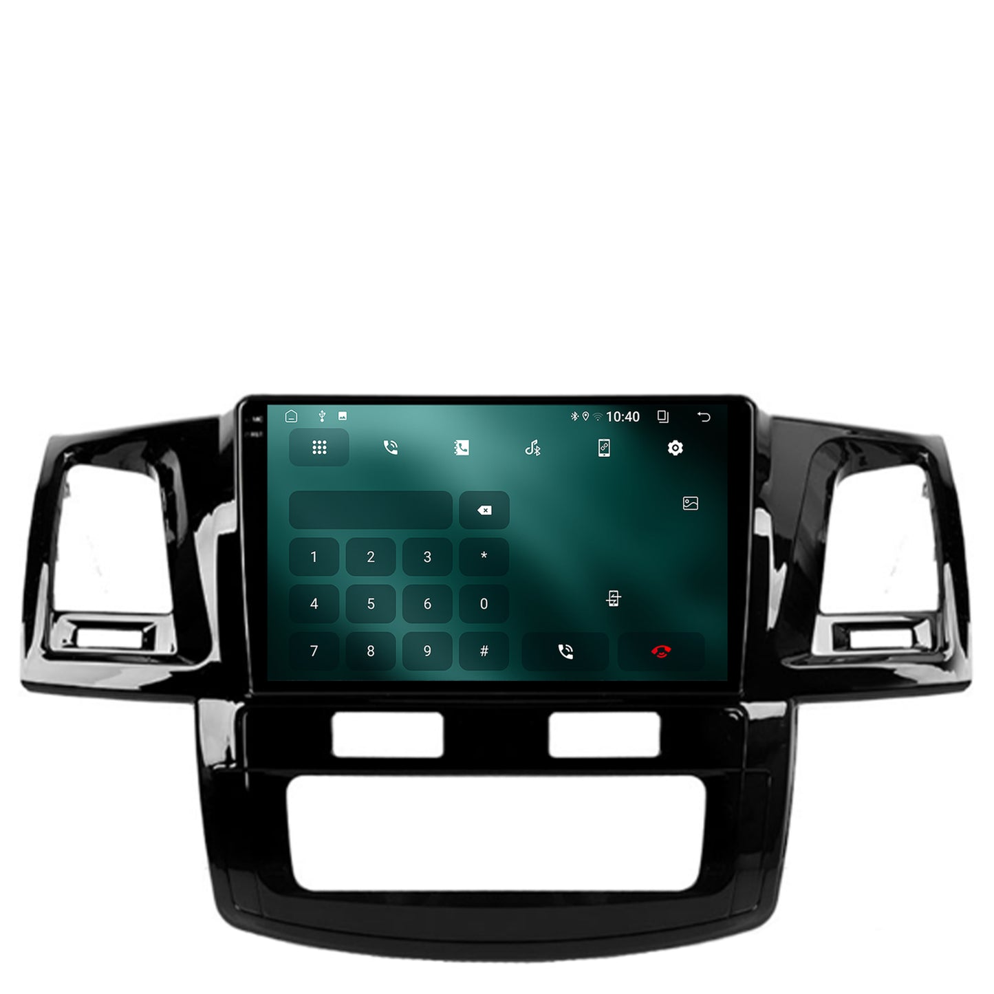 Navigatie 2K Toyota Hilux (2008-2014), Android, S-Quadcore / 4GB RAM + 64GB ROM, 9.5 Inch - AD-BGS90042K+AD-BGRKIT081