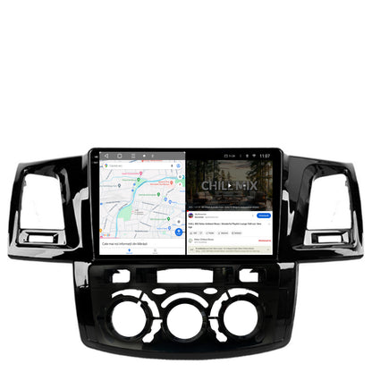 Navigatie 2K Toyota Hilux (2008-2014) Clima Manuala, Android, S-Quadcore / 4GB RAM + 64GB ROM, 9.5 Inch - AD-BGS90042K+AD-BGRKIT082