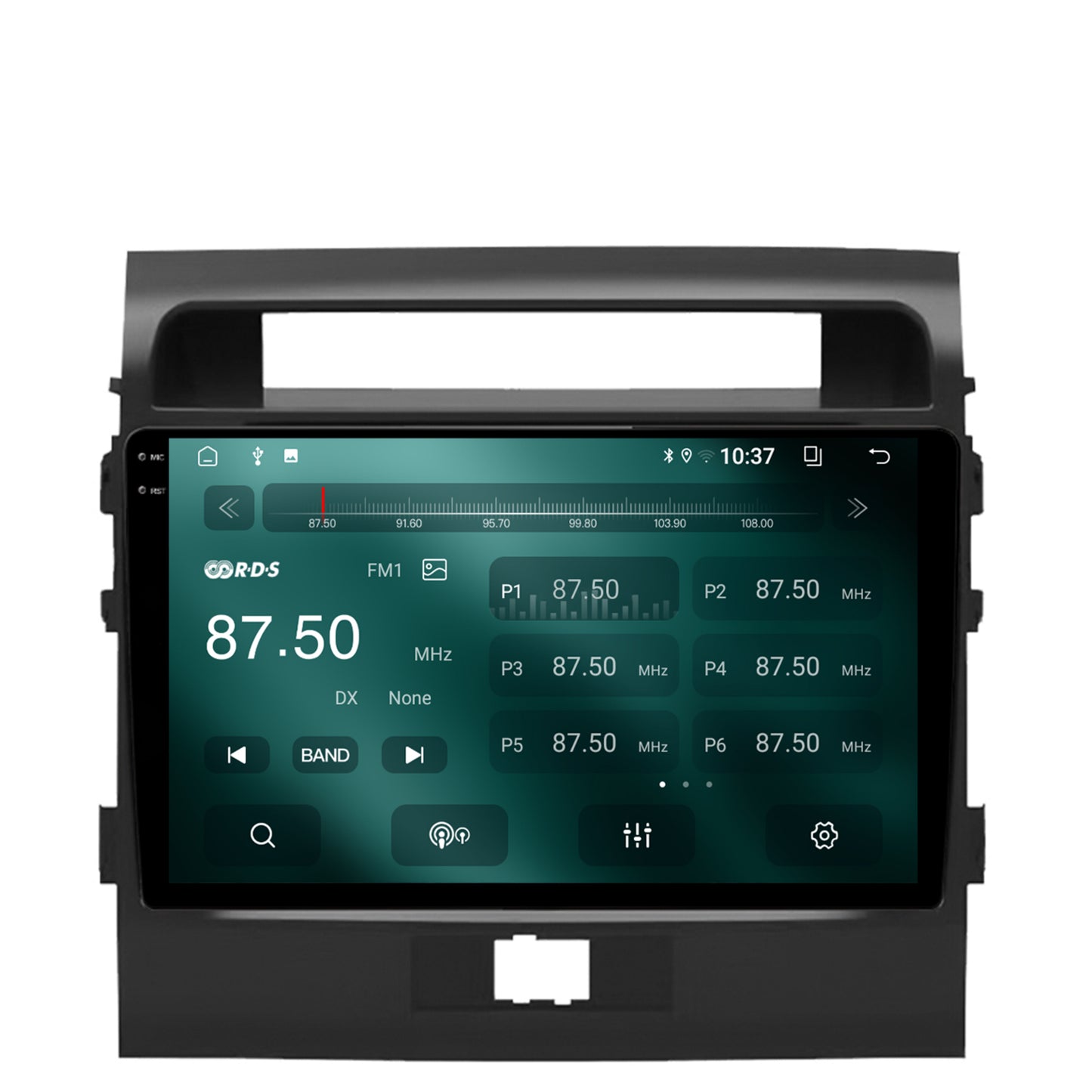 Navigatie 2K Toyota Land Cruiser 200 (2007-2015), Android, S-Quadcore / 4GB RAM + 64GB ROM, 9.5 Inch - AD-BGS90042K+AD-BGRKIT075