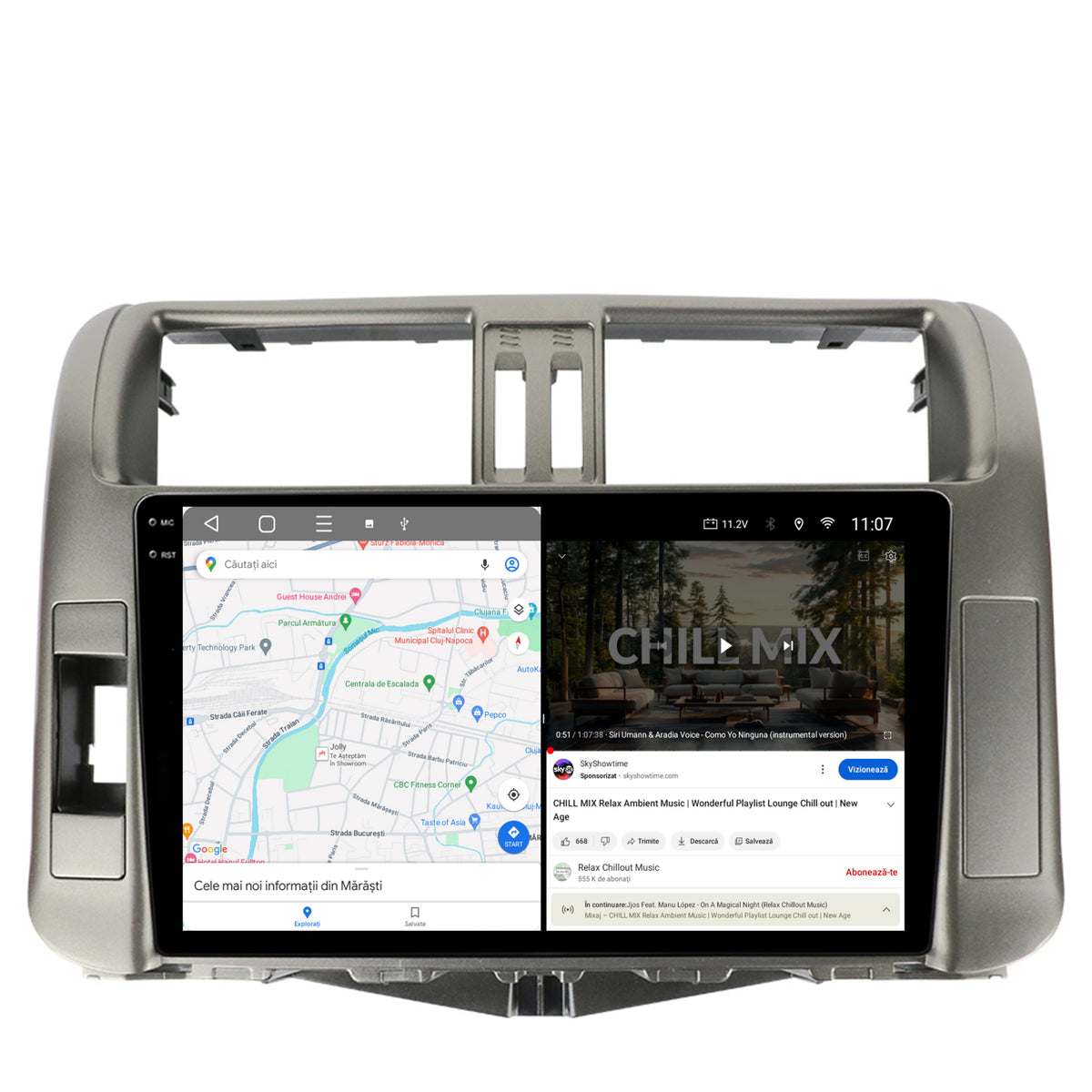 Navigatie 2K Toyota Land Cruiser Prado J150 (2009-2013), Android, S-Quadcore / 4GB RAM + 64GB ROM, 9.5 Inch - AD-BGS90042K+AD-BGRKIT070
