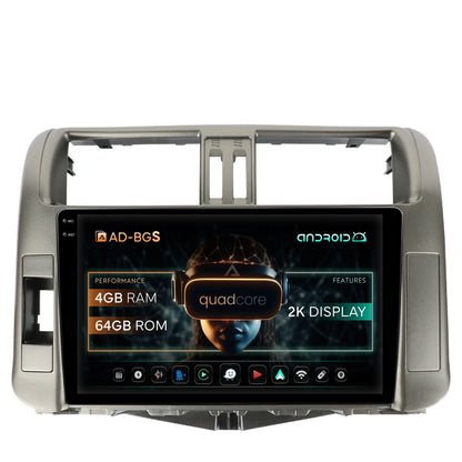 Navigatie 2K Toyota Land Cruiser Prado J150 (2009-2013), Android, S-Quadcore / 4GB RAM + 64GB ROM, 9.5 Inch - AD-BGS90042K+AD-BGRKIT070