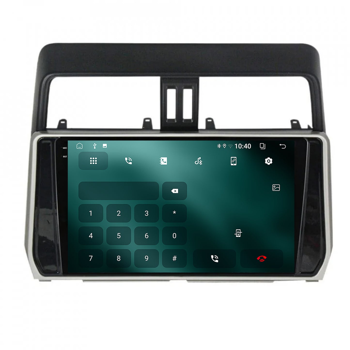 Navigatie 2K Toyota Land Cruiser / Prado J150 (2018+), Android, S-Quadcore / 4GB RAM + 64GB ROM, 10.36 Inch - AD-BGS100042K+AD-BGRKIT078