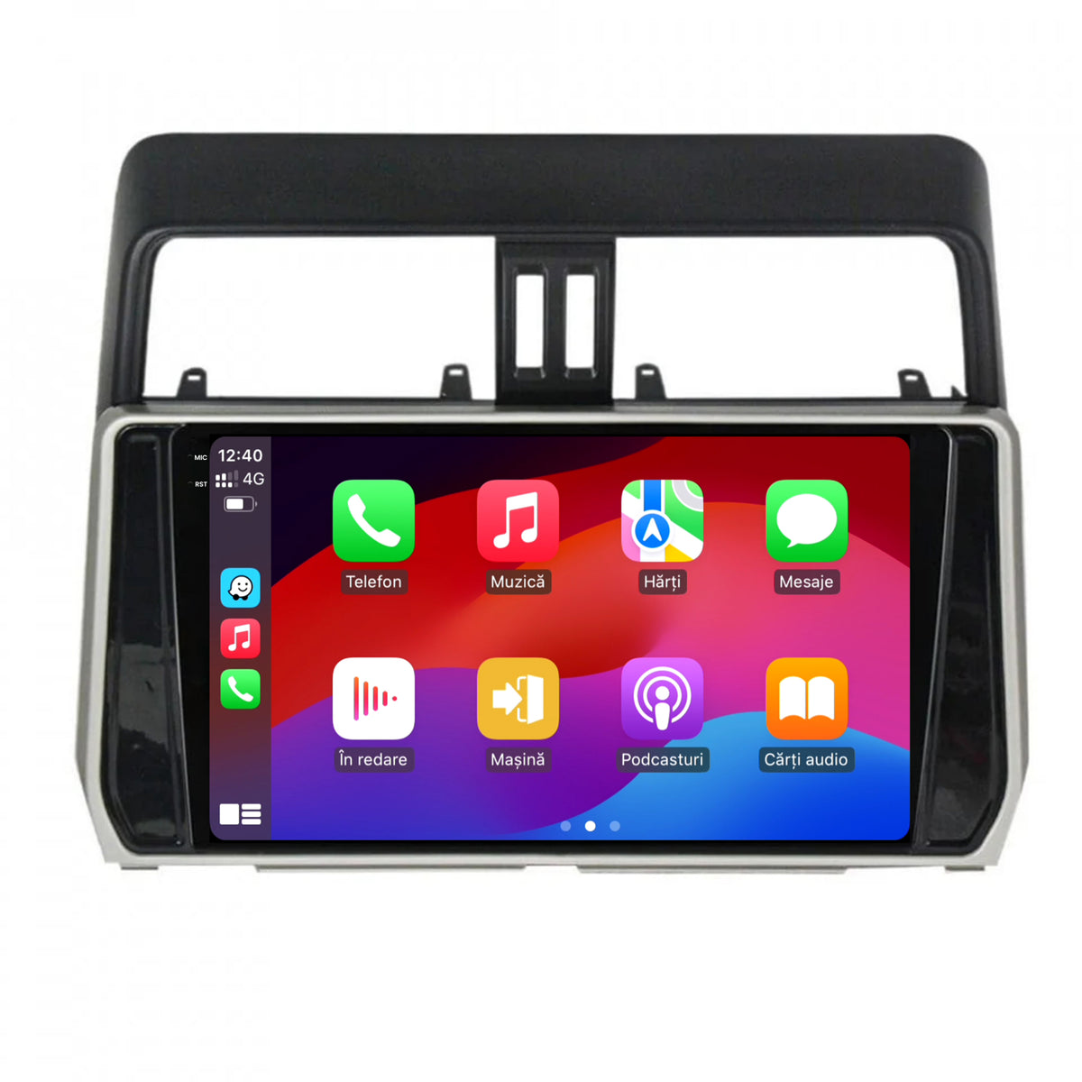 Navigatie 2K Toyota Land Cruiser / Prado J150 (2018+), Android, S-Quadcore / 4GB RAM + 64GB ROM, 10.36 Inch - AD-BGS100042K+AD-BGRKIT078