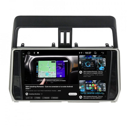 Navigatie 2K Toyota Land Cruiser / Prado J150 (2018+), Android, S-Quadcore / 4GB RAM + 64GB ROM, 10.36 Inch - AD-BGS100042K+AD-BGRKIT078