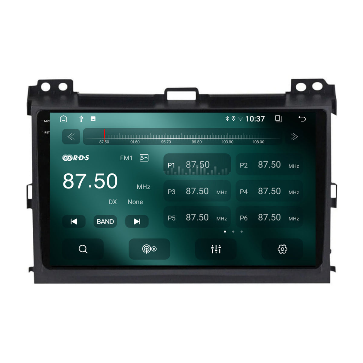 Navigatie 2K Toyota Prado J120 (2002-2010), Android, S-Quadcore / 4GB RAM + 64GB ROM, 9.5 Inch - AD-BGS90042K+AD-BGRKIT083