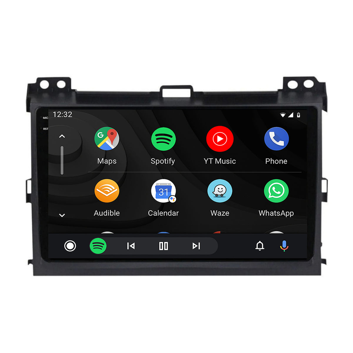 Navigatie 2K Toyota Prado J120 (2002-2010), Android, S-Quadcore / 4GB RAM + 64GB ROM, 9.5 Inch - AD-BGS90042K+AD-BGRKIT083