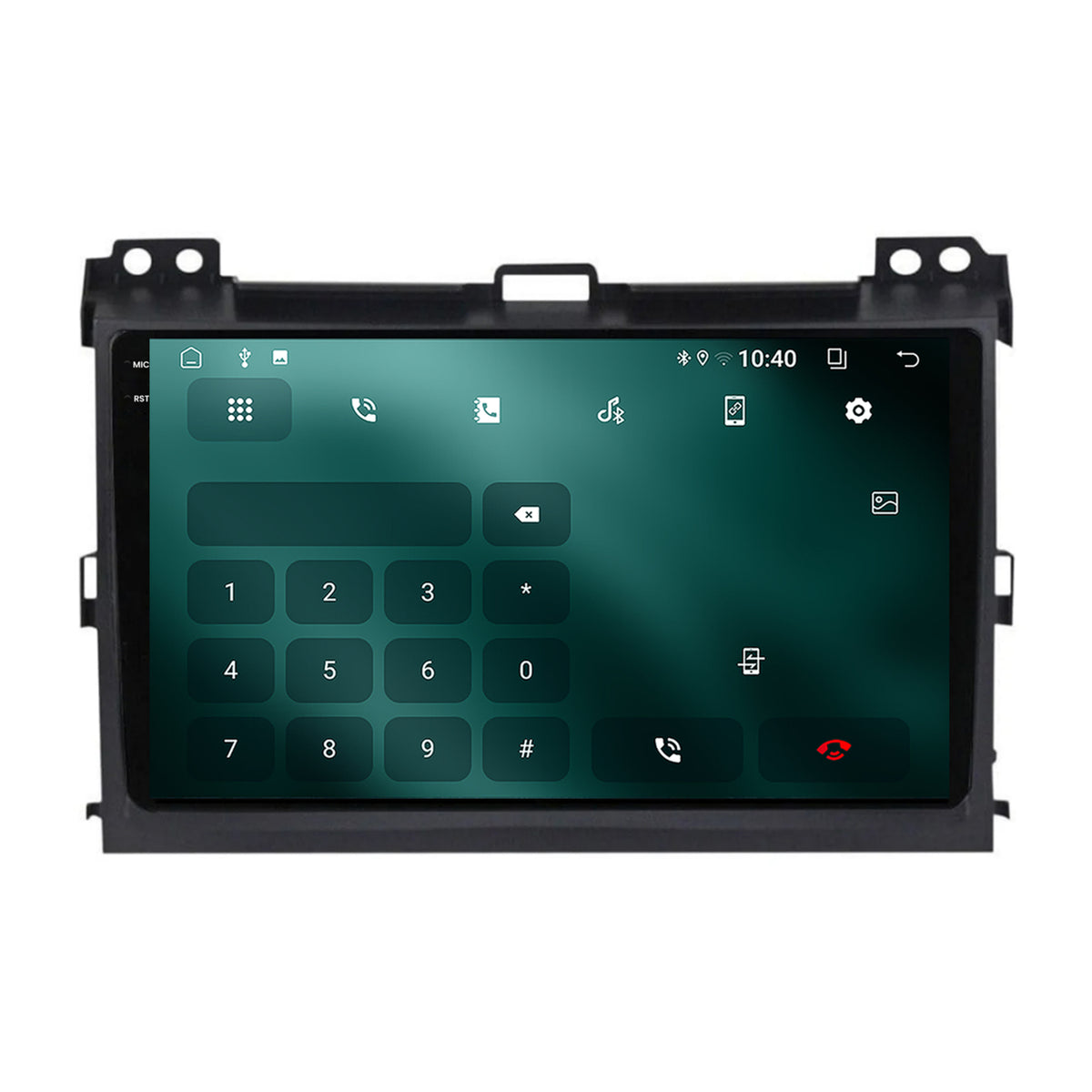 Navigatie 2K Toyota Prado J120 (2002-2010), Android, S-Quadcore / 4GB RAM + 64GB ROM, 9.5 Inch - AD-BGS90042K+AD-BGRKIT083