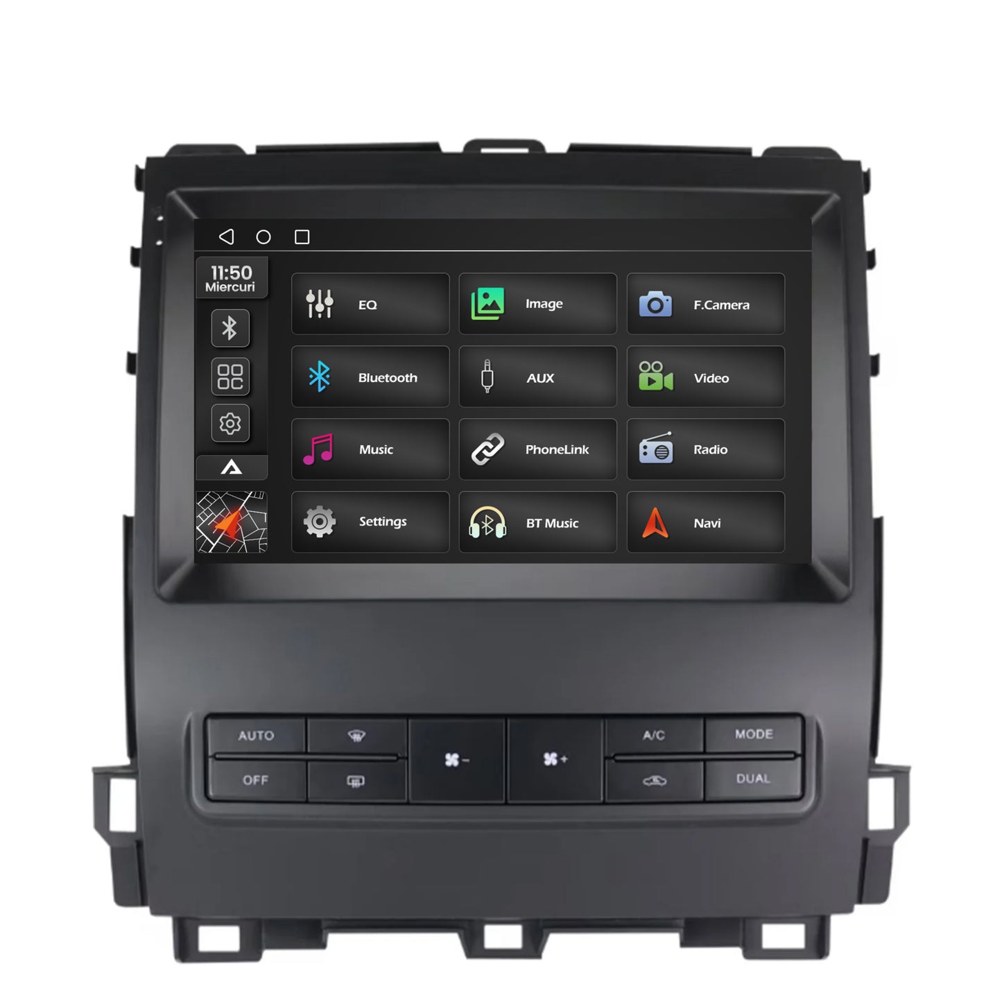 Navigatie 2K Toyota Prado J120 (2002-2010), Android, S-Quadcore / 4GB RAM + 64GB ROM, 9.5 Inch - AD-BGS90042K+AD-BGRKIT083V2