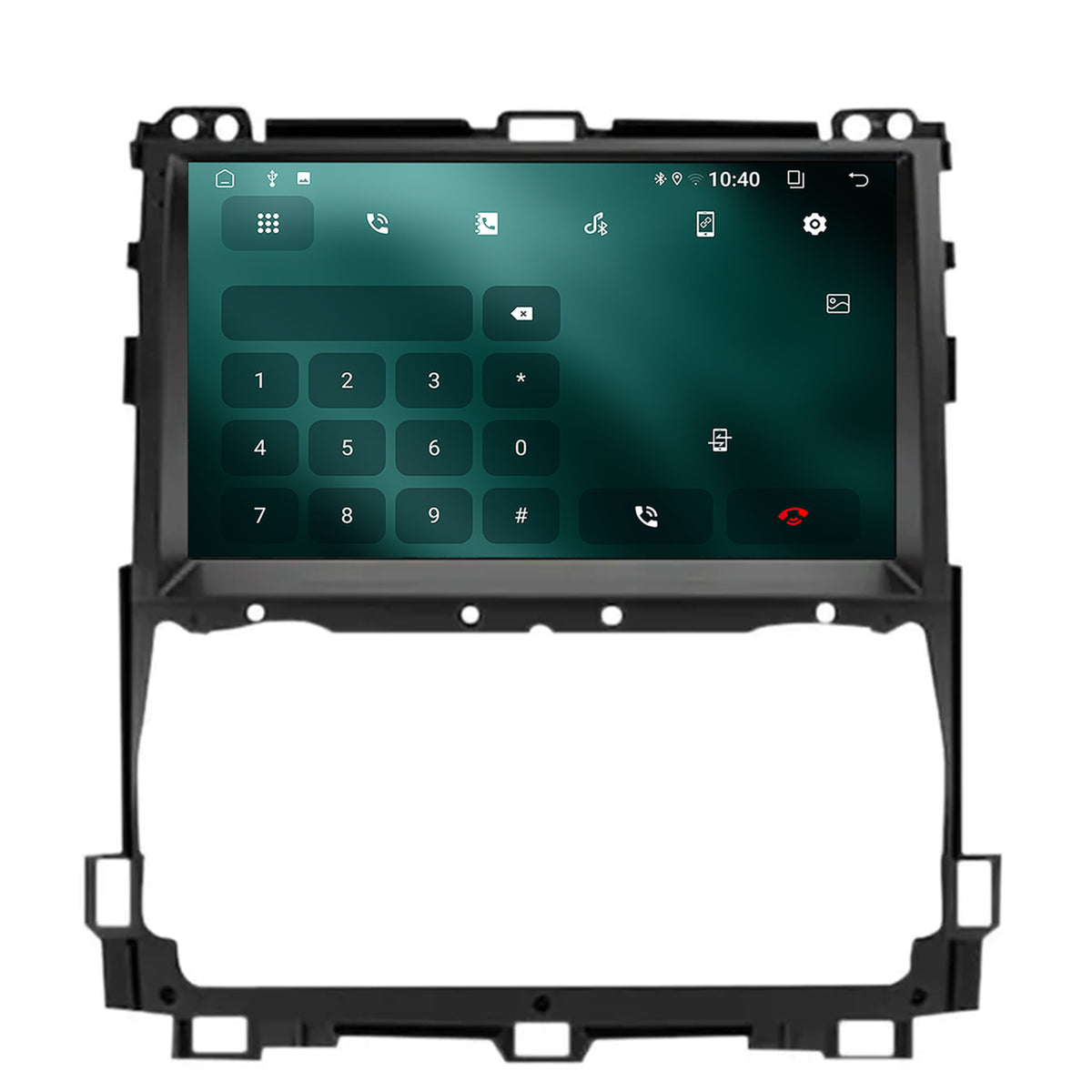 Navigatie 2K Toyota Prado J120 (2002-2010), Android, S-Quadcore / 4GB RAM + 64GB ROM, 9.5 Inch - AD-BGS90042K+AD-BGRKIT084