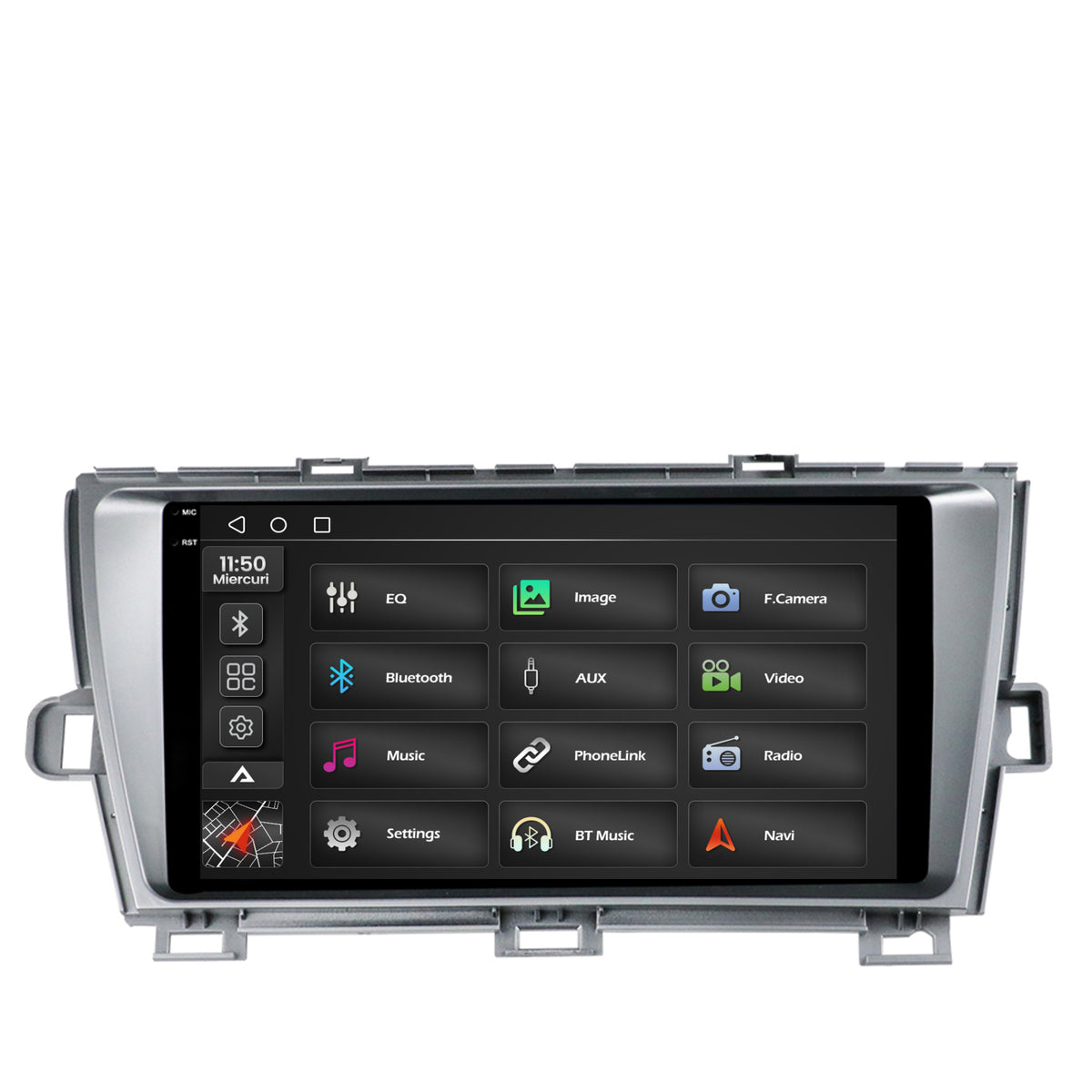 Navigatie 2K Toyota Prius (2009-2014), Android, S-Quadcore / 4GB RAM + 64GB ROM, 9.5 Inch - AD-BGS90042K+AD-BGRKIT089-S