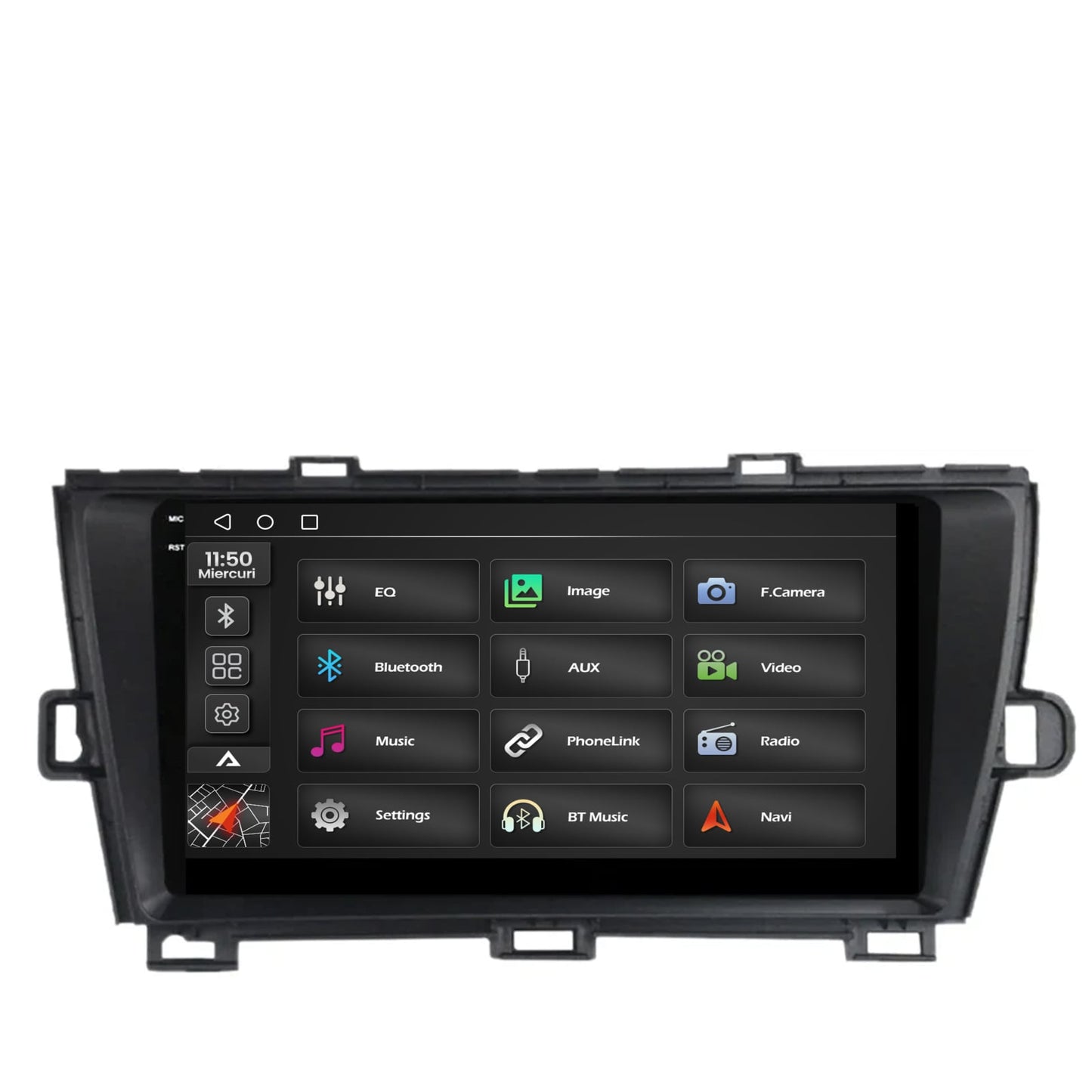 Navigatie 2K Toyota Prius (2009-2014), Android, S-Quadcore / 4GB RAM + 64GB ROM, 9.5 Inch - AD-BGS90042K+AD-BGRKIT089