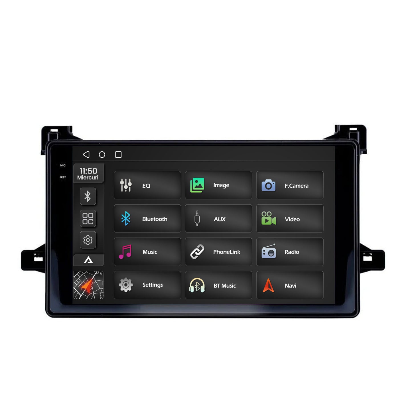 Navigatie 2K Toyota Prius (2015+), Android, S-Quadcore / 4GB RAM + 64GB ROM, 9.5 Inch - AD-BGS90042K+AD-BGRKIT097