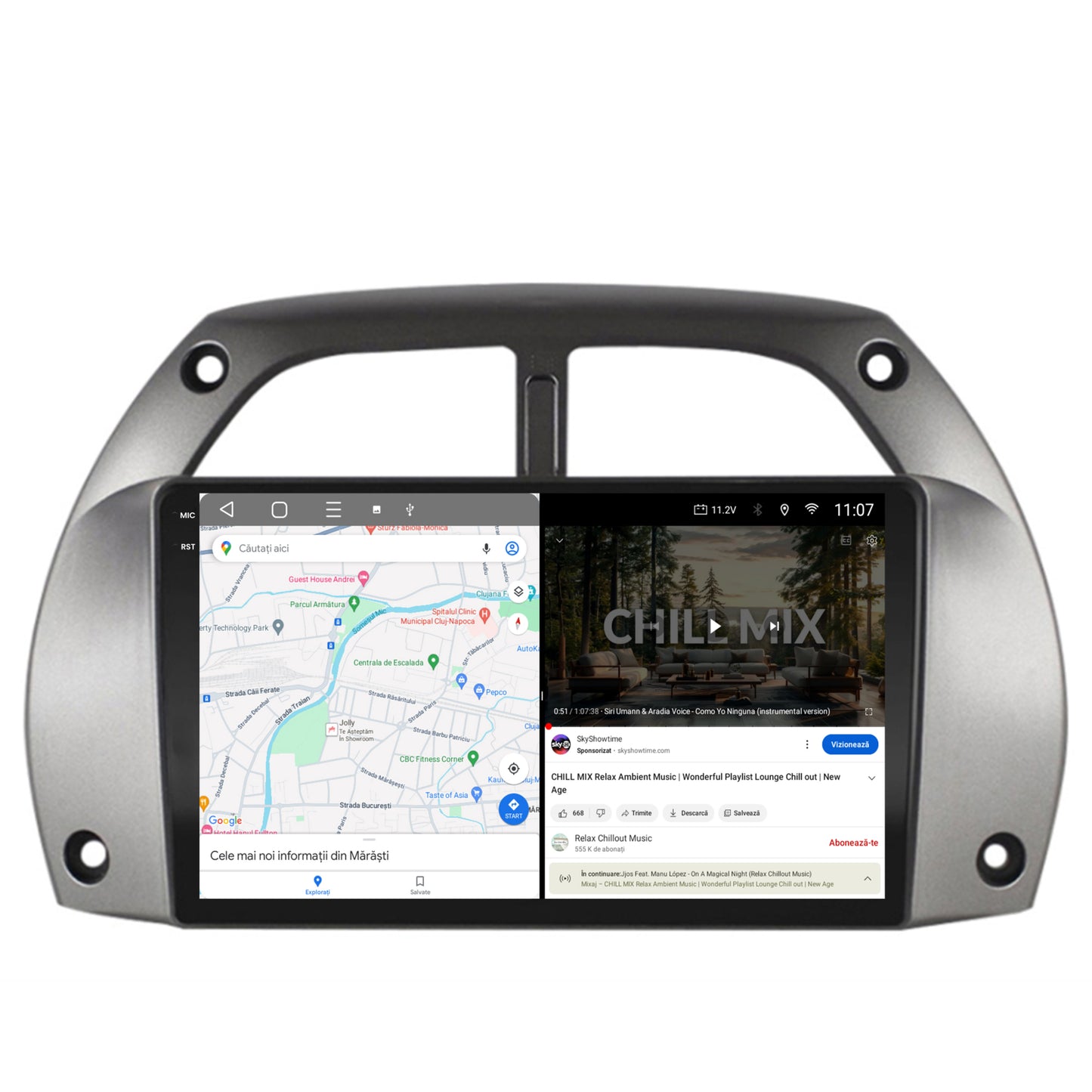 Navigatie 2K Toyota RAV4 (2001-2006), Android, S-Quadcore / 4GB RAM + 64GB ROM, 9.5 Inch - AD-BGS90042K+AD-BGRKIT109