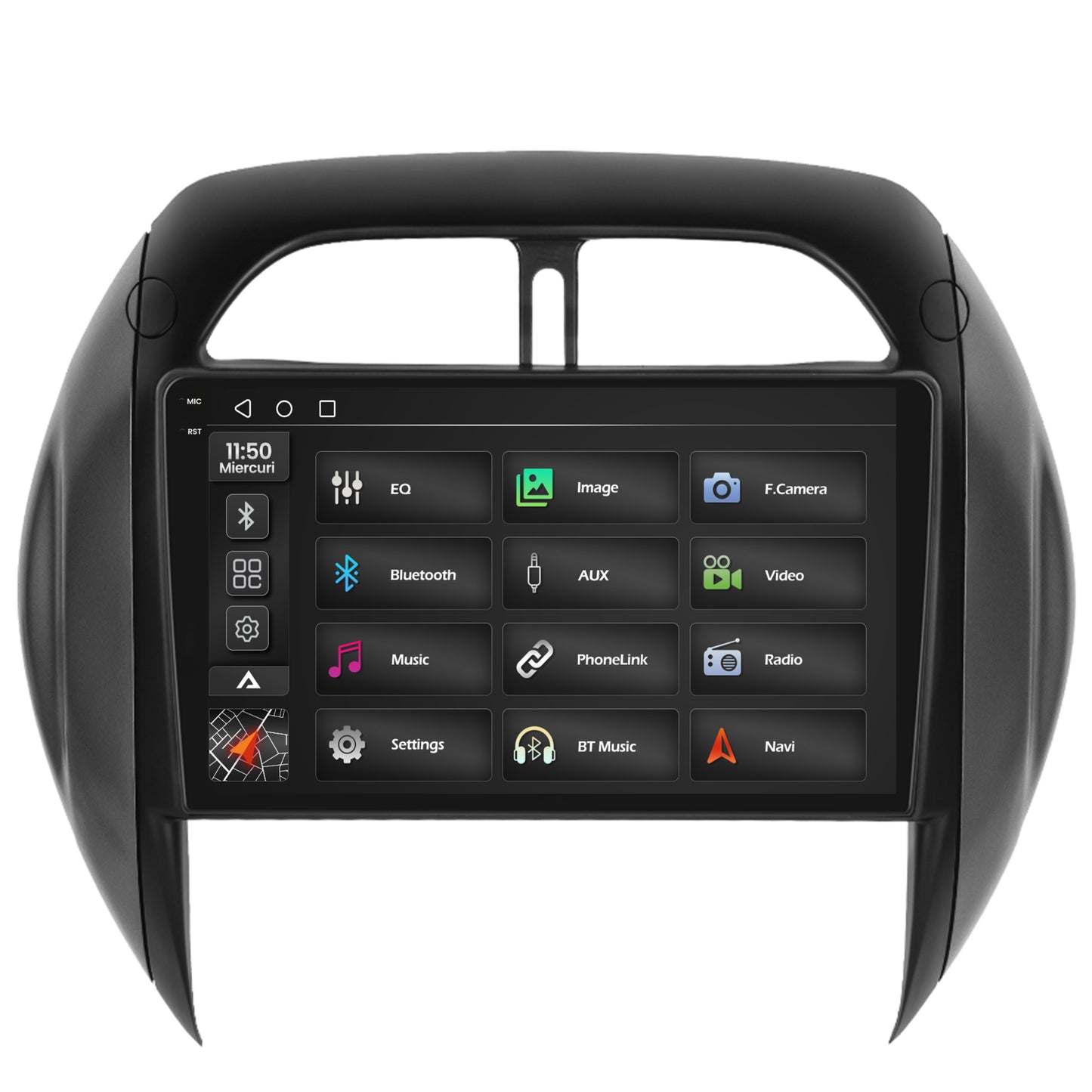 Navigatie 2K Toyota RAV4 (2003-2005), Android, S-Quadcore / 4GB RAM + 64GB ROM, 9.5 Inch - AD-BGS90042K+AD-BGRKIT109V4