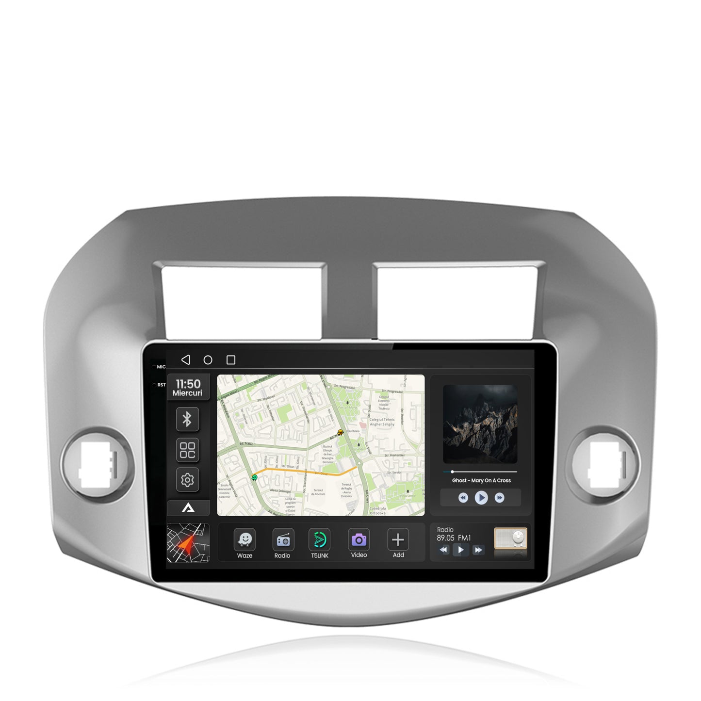 Navigatie 2K Toyota RAV4 (2005-2013), Android, S-Quadcore / 4GB RAM + 64GB ROM, 10.36 Inch - AD-BGS100042K+AD-BGRKIT069A