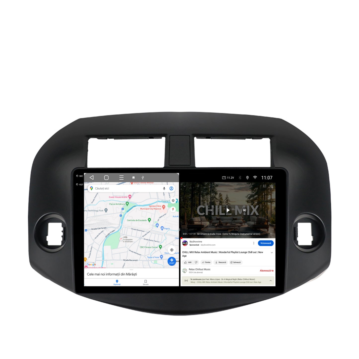 Navigatie 2K Toyota RAV4 (2005-2013), Android, S-Quadcore / 4GB RAM + 64GB ROM, 10.36 Inch - AD-BGS100042K+AD-BGRKIT069B