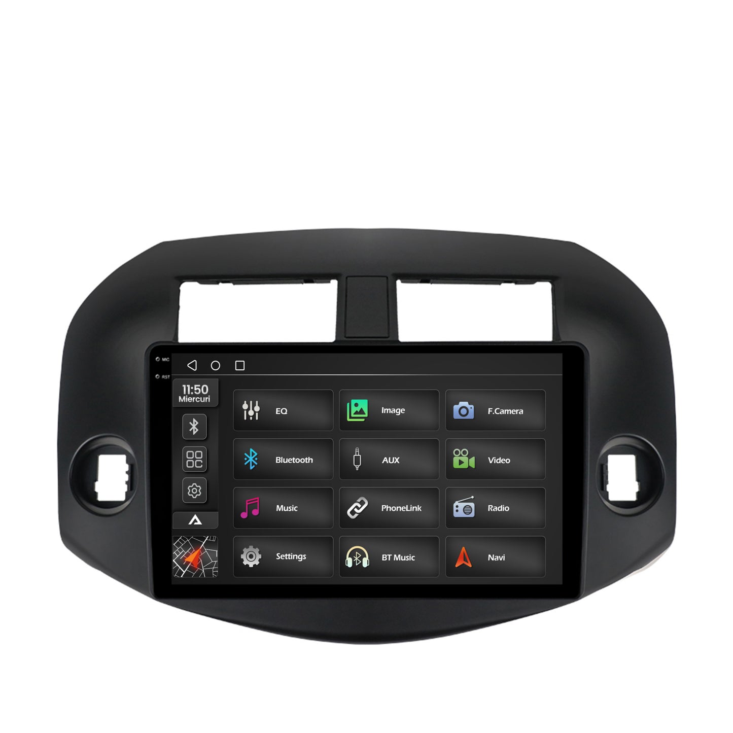 Navigatie 2K Toyota RAV4 (2005-2013), Android, S-Quadcore / 4GB RAM + 64GB ROM, 10.36 Inch - AD-BGS100042K+AD-BGRKIT069B