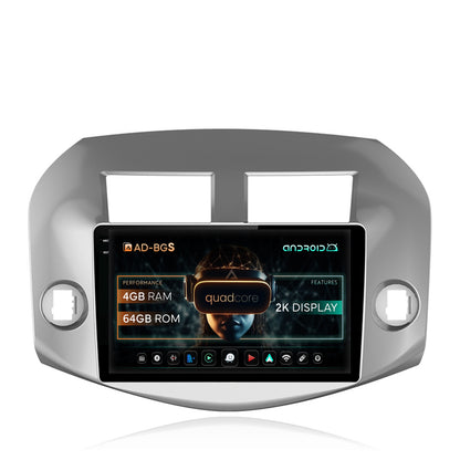 Navigatie 2K Toyota RAV4 (2005-2013), Android, S-Quadcore / 4GB RAM + 64GB ROM, 10.36 Inch - AD-BGS100042K+AD-BGRKIT069A