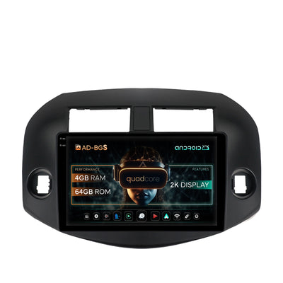 Navigatie 2K Toyota RAV4 (2005-2013), Android, S-Quadcore / 4GB RAM + 64GB ROM, 10.36 Inch - AD-BGS100042K+AD-BGRKIT069B