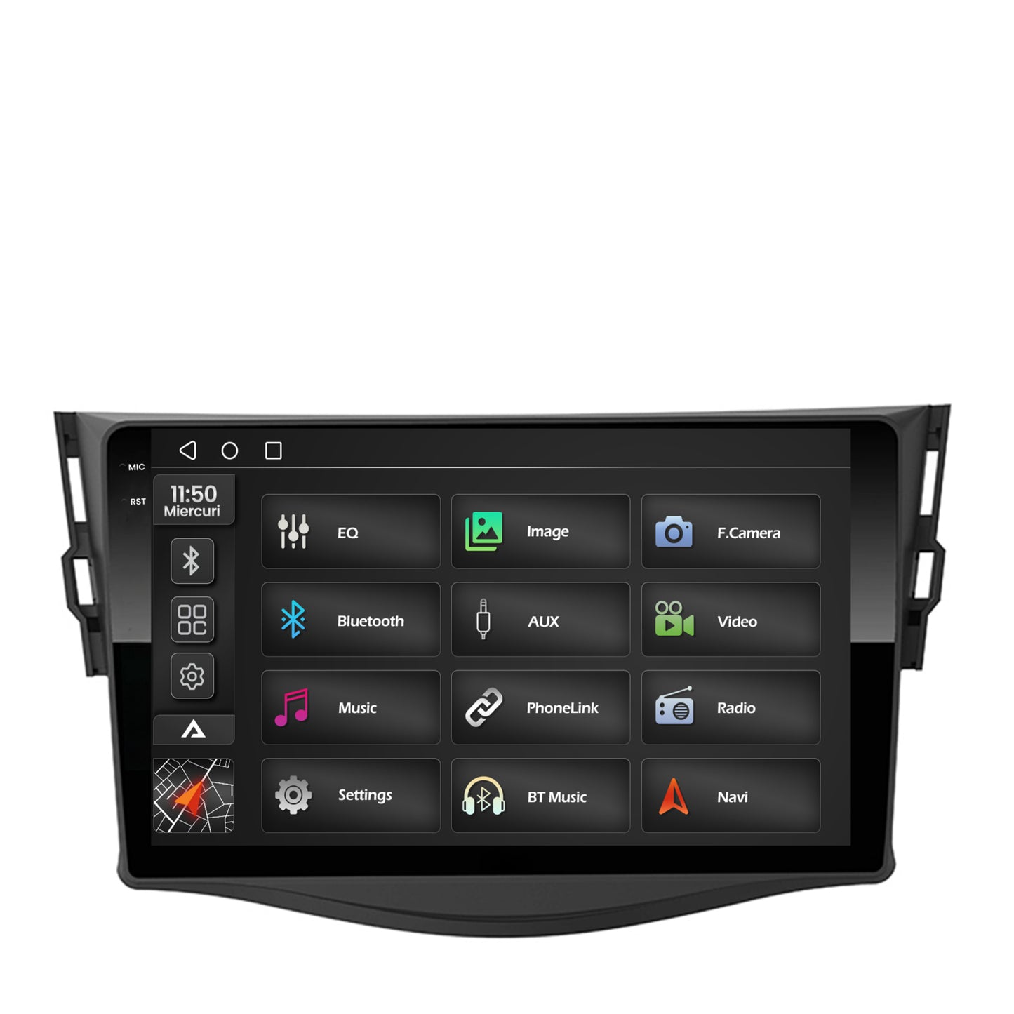Navigatie 2K Toyota RAV4 (2006-2013), Android, S-Quadcore / 4GB RAM + 64GB ROM, 9.5 Inch - AD-BGS90042K+AD-BGRKIT096