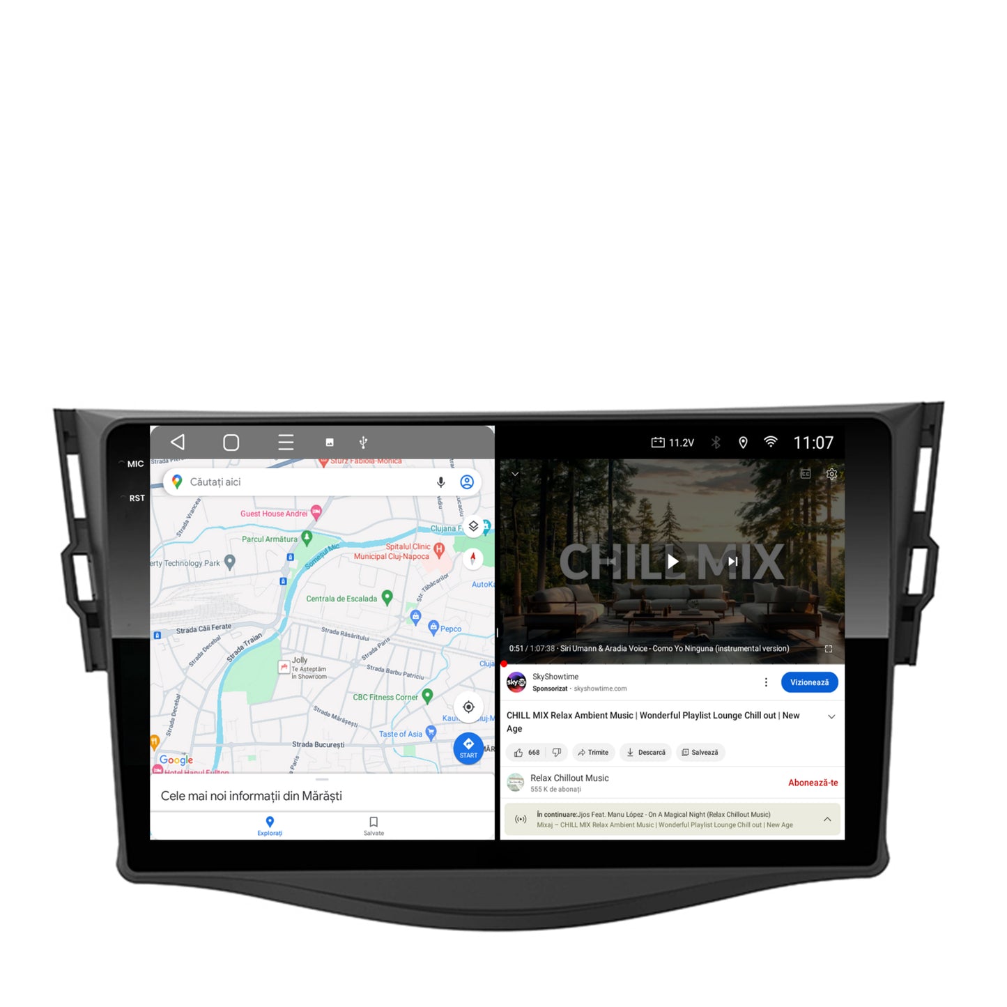 Navigatie 2K Toyota RAV4 (2006-2013), Android, S-Quadcore / 4GB RAM + 64GB ROM, 9.5 Inch - AD-BGS90042K+AD-BGRKIT096