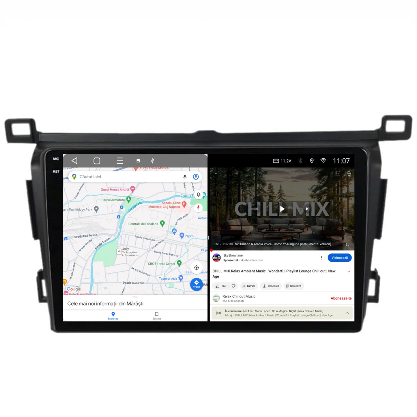 Navigatie 2K Toyota RAV4 (2013-2018), Android, S-Quadcore / 4GB RAM + 64GB ROM, 9.5 Inch - AD-BGS90042K+AD-BGRKIT092