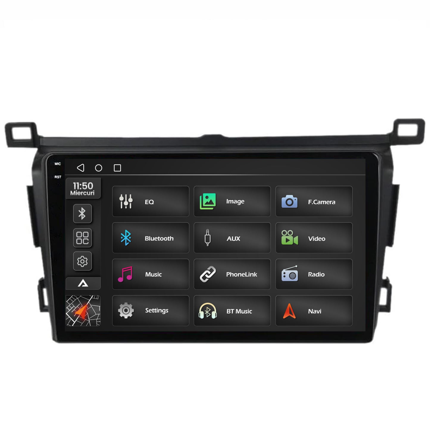 Navigatie 2K Toyota RAV4 (2013-2018), Android, S-Quadcore / 4GB RAM + 64GB ROM, 9.5 Inch - AD-BGS90042K+AD-BGRKIT092