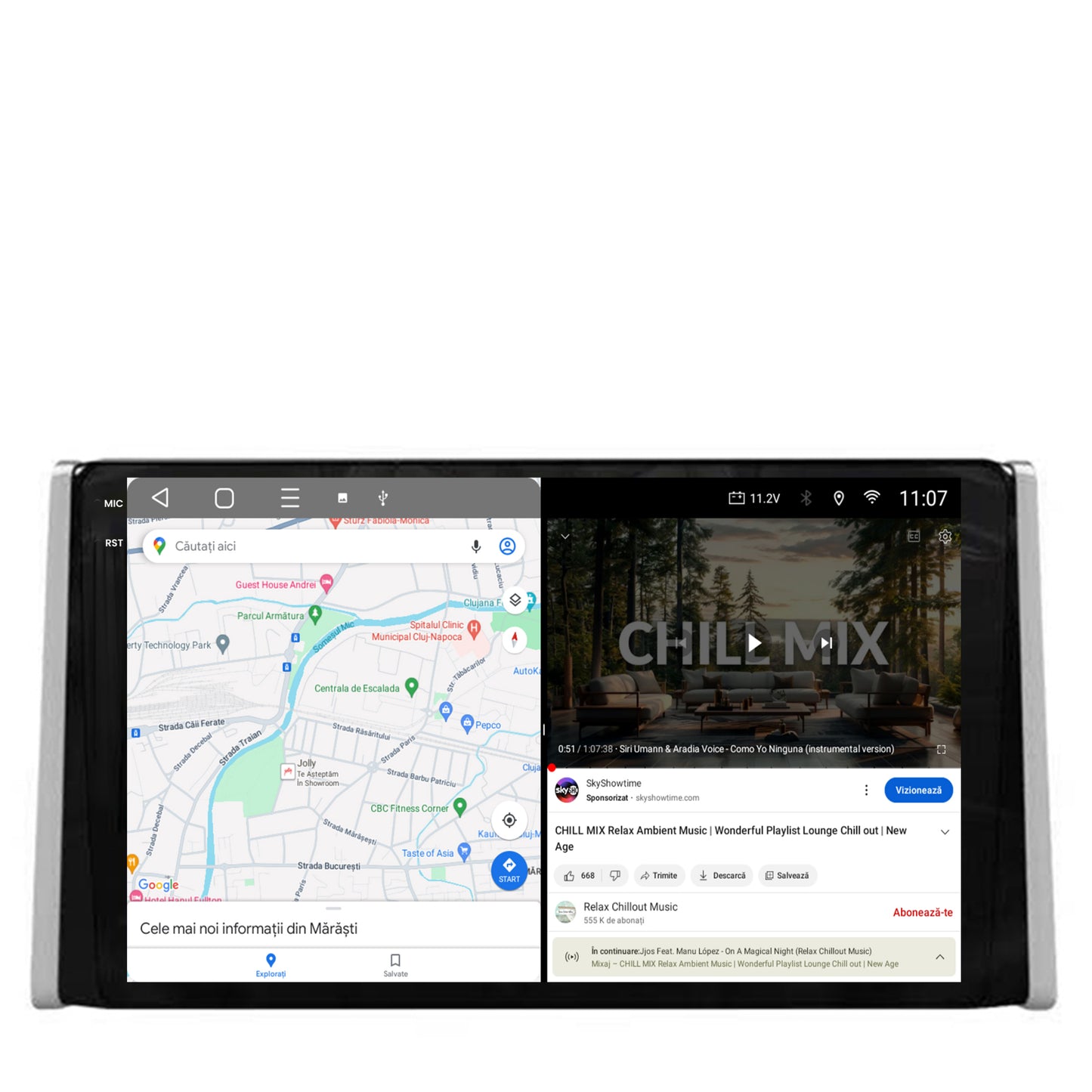 Navigatie 2K Toyota RAV4 (2018+), Android, S-Quadcore / 4GB RAM + 64GB ROM, 9.5 Inch - AD-BGS90042K+AD-BGRKIT098