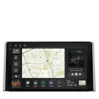 Navigatie 2K Toyota RAV4 (2018+), Android, S-Quadcore / 4GB RAM + 64GB ROM, 9.5 Inch - AD-BGS90042K+AD-BGRKIT098