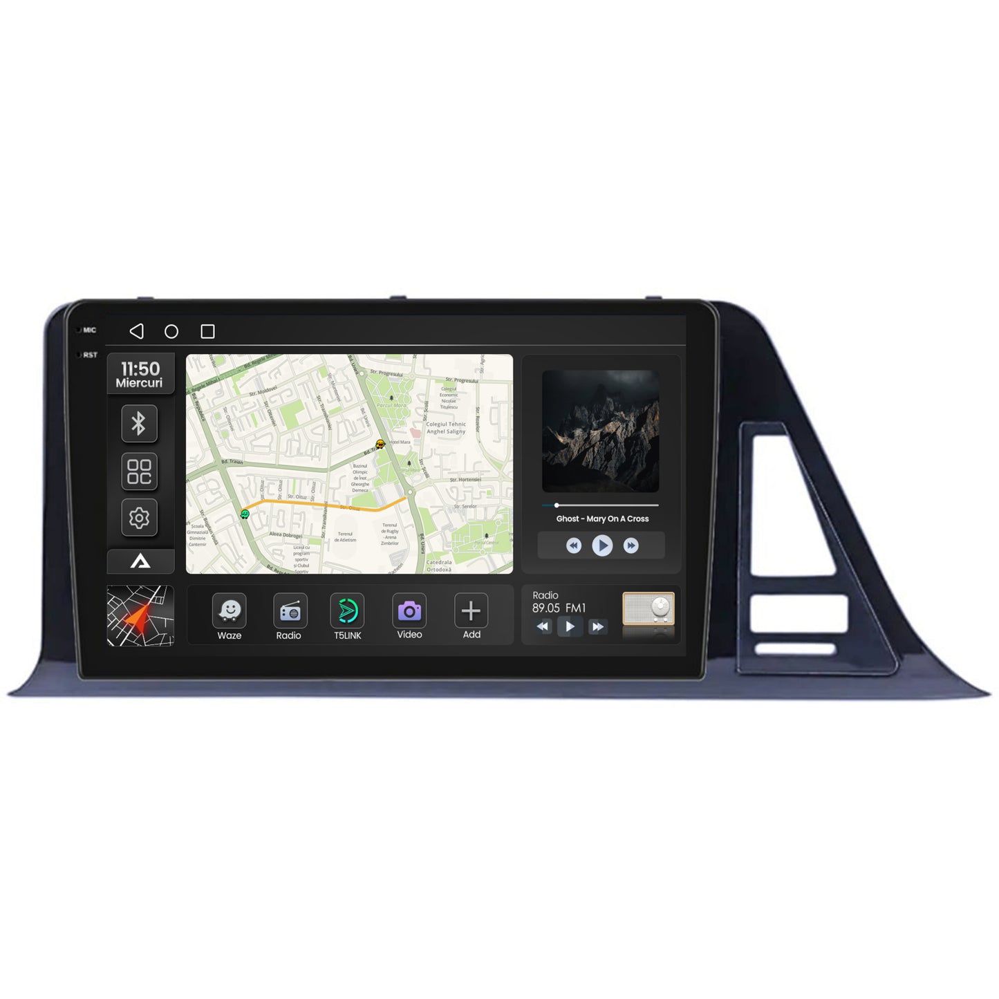 Navigatie 2K Toyota Toyota C-HR (2016-2020), Android, S-Quadcore / 4GB RAM + 64GB ROM, 9.5 Inch - AD-BGS90042K+AD-BGRKIT073
