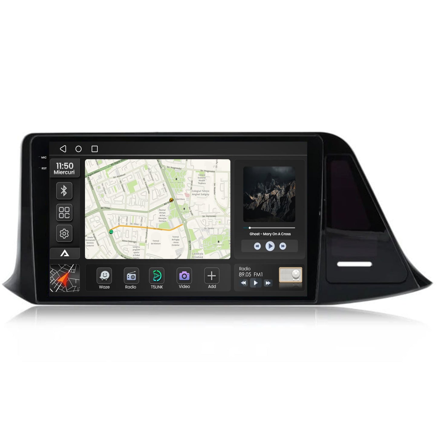 Navigatie 2K Toyota Toyota C-HR (2016-2020), Android, S-Quadcore / 4GB RAM + 64GB ROM, 9.5 Inch - AD-BGS90042K+AD-BGRKIT074