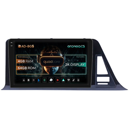 Navigatie 2K Toyota Toyota C-HR (2016-2020), Android, S-Quadcore / 4GB RAM + 64GB ROM, 9.5 Inch - AD-BGS90042K+AD-BGRKIT073