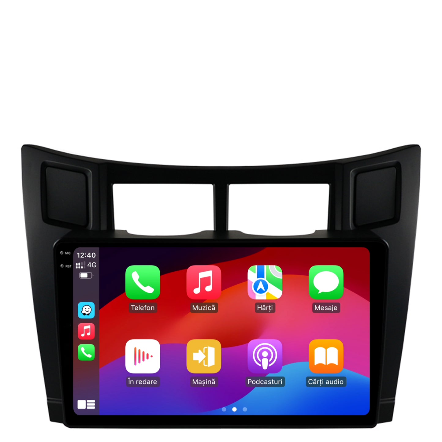 Navigatie 2K Toyota Yaris (2005-2012), Android, S-Quadcore / 4GB RAM + 64GB ROM, 9.5 Inch - AD-BGS90042K+AD-BGRKIT103