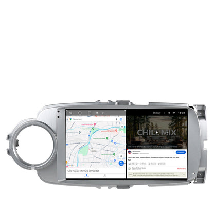 Navigatie 2K Toyota Yaris (2010-2018), Android, S-Quadcore / 4GB RAM + 64GB ROM, 9.5 Inch - AD-BGS90042K+AD-BGRKIT104
