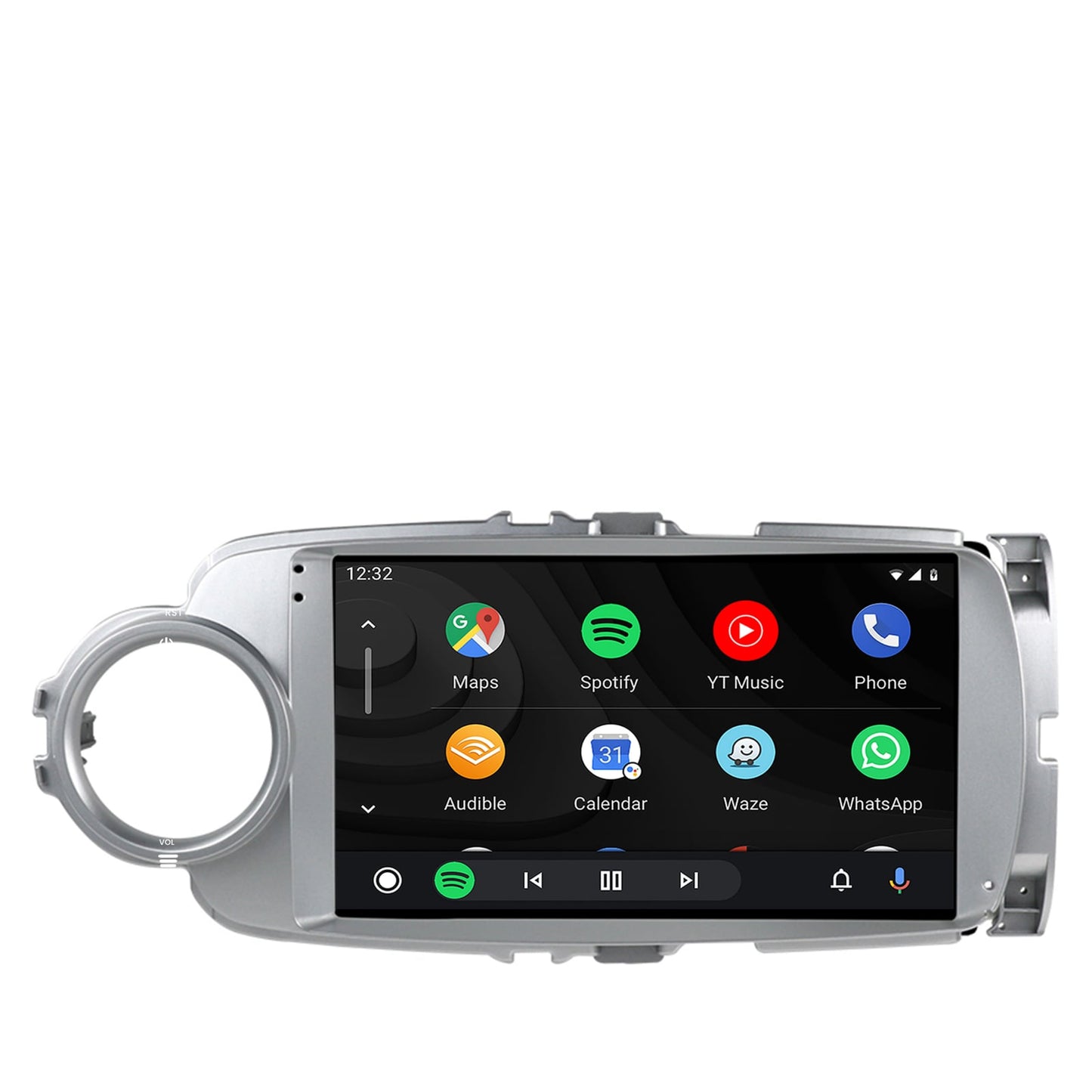 Navigatie 2K Toyota Yaris (2010-2018), Android, S-Quadcore / 4GB RAM + 64GB ROM, 9.5 Inch - AD-BGS90042K+AD-BGRKIT104