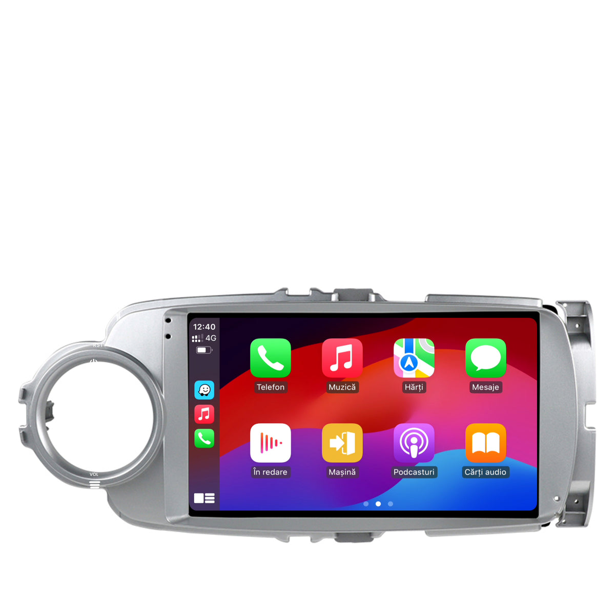 Navigatie 2K Toyota Yaris (2010-2018), Android, S-Quadcore / 4GB RAM + 64GB ROM, 9.5 Inch - AD-BGS90042K+AD-BGRKIT104