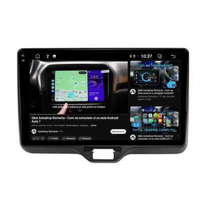 Navigatie 2K Toyota Yaris (2020+), Android, S-Quadcore / 4GB RAM + 64GB ROM, 10.36 Inch - AD-BGS90042K+AD-BGRKIT105