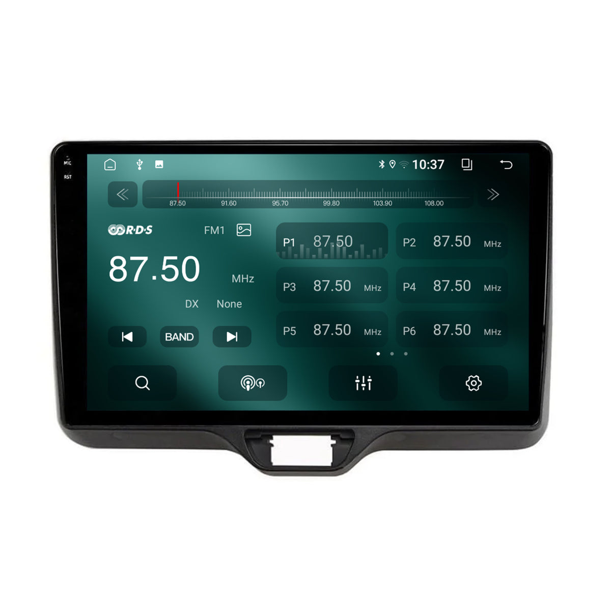 Navigatie 2K Toyota Yaris (2020+), Android, S-Quadcore / 4GB RAM + 64GB ROM, 10.36 Inch - AD-BGS90042K+AD-BGRKIT105