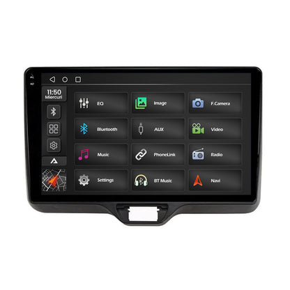 Navigatie 2K Toyota Yaris (2020+), Android, S-Quadcore / 4GB RAM + 64GB ROM, 10.36 Inch - AD-BGS90042K+AD-BGRKIT105