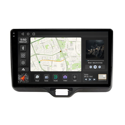 Navigatie 2K Toyota Yaris (2020+), Android, S-Quadcore / 4GB RAM + 64GB ROM, 10.36 Inch - AD-BGS90042K+AD-BGRKIT105