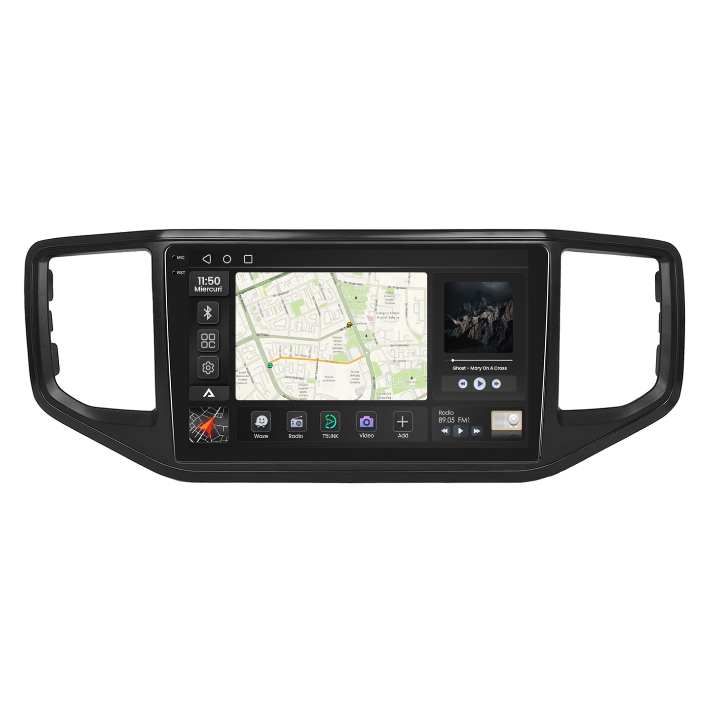 Navigatie 2K Volkswagen Amarok (2017-2021), Android, S-Quadcore / 4GB RAM + 64GB ROM, 9.5 Inch - AD-BGS90042K+AD-BGRKIT030