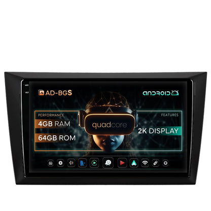 Navigatie 2K Volkswagen Golf 6, Android, S-Quadcore / 4GB RAM + 64GB ROM, 9.5 Inch - AD-BGS90042K+AD-BGRKIT024V2