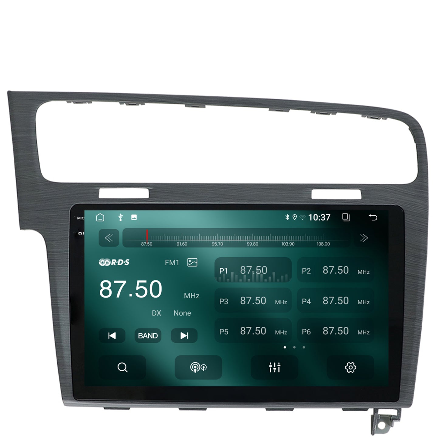 Navigatie 2K Volkswagen Golf 7, Android, S-Quadcore / 4GB RAM + 64GB ROM, 10.36 Inch - AD-BGS100042K+AD-BGRKIT023A
