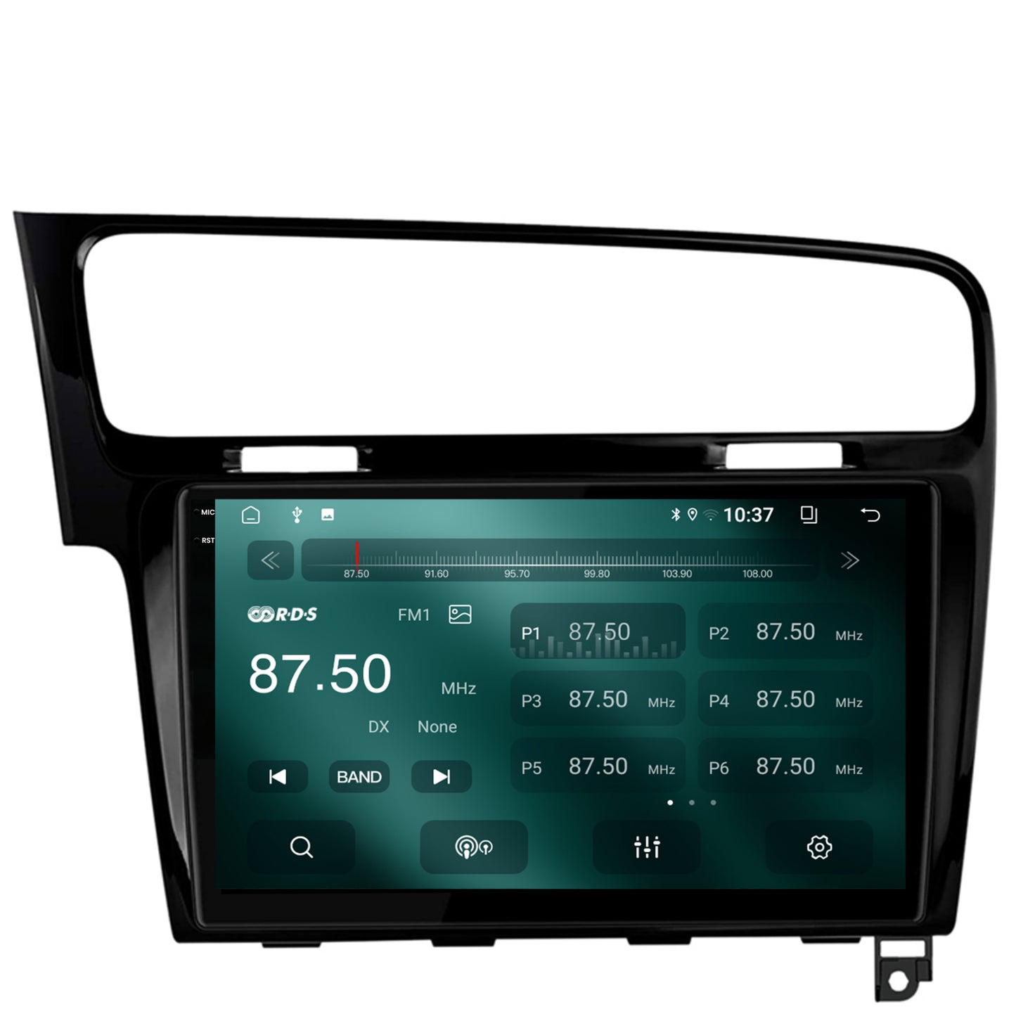 Navigatie 2K Volkswagen Golf 7, Android, S-Quadcore / 4GB RAM + 64GB ROM, 10.36 Inch - AD-BGS100042K+AD-BGRKIT023B