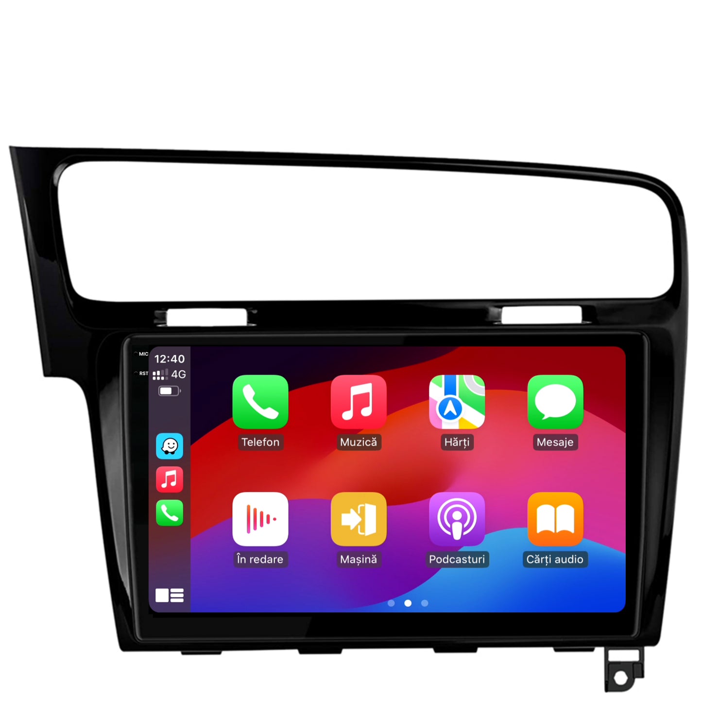 Navigatie 2K Volkswagen Golf 7, Android, S-Quadcore / 4GB RAM + 64GB ROM, 10.36 Inch - AD-BGS100042K+AD-BGRKIT023B