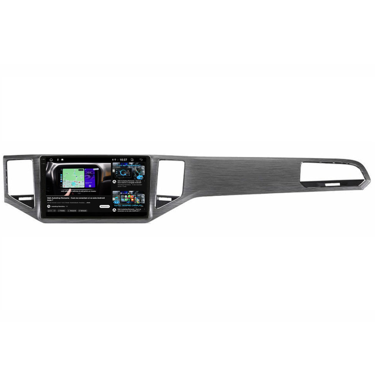 Navigatie 2K Volkswagen Golf Sportsvan (2016+), Android, S-Quadcore / 4GB RAM + 64GB ROM, 10.36 Inch - AD-BGS100042K+AD-BGRKIT027-S