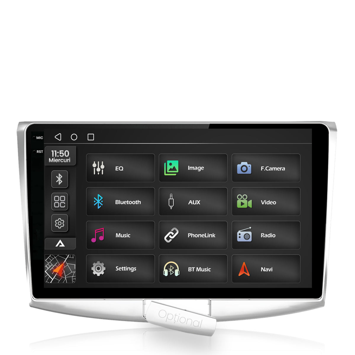 Navigatie 2K Volkswagen Passat B6 / B7 / CC, Android, S-Quadcore / 4GB RAM + 64GB ROM, 10.36 Inch - AD-BGS100042K+AD-BGRKIT025