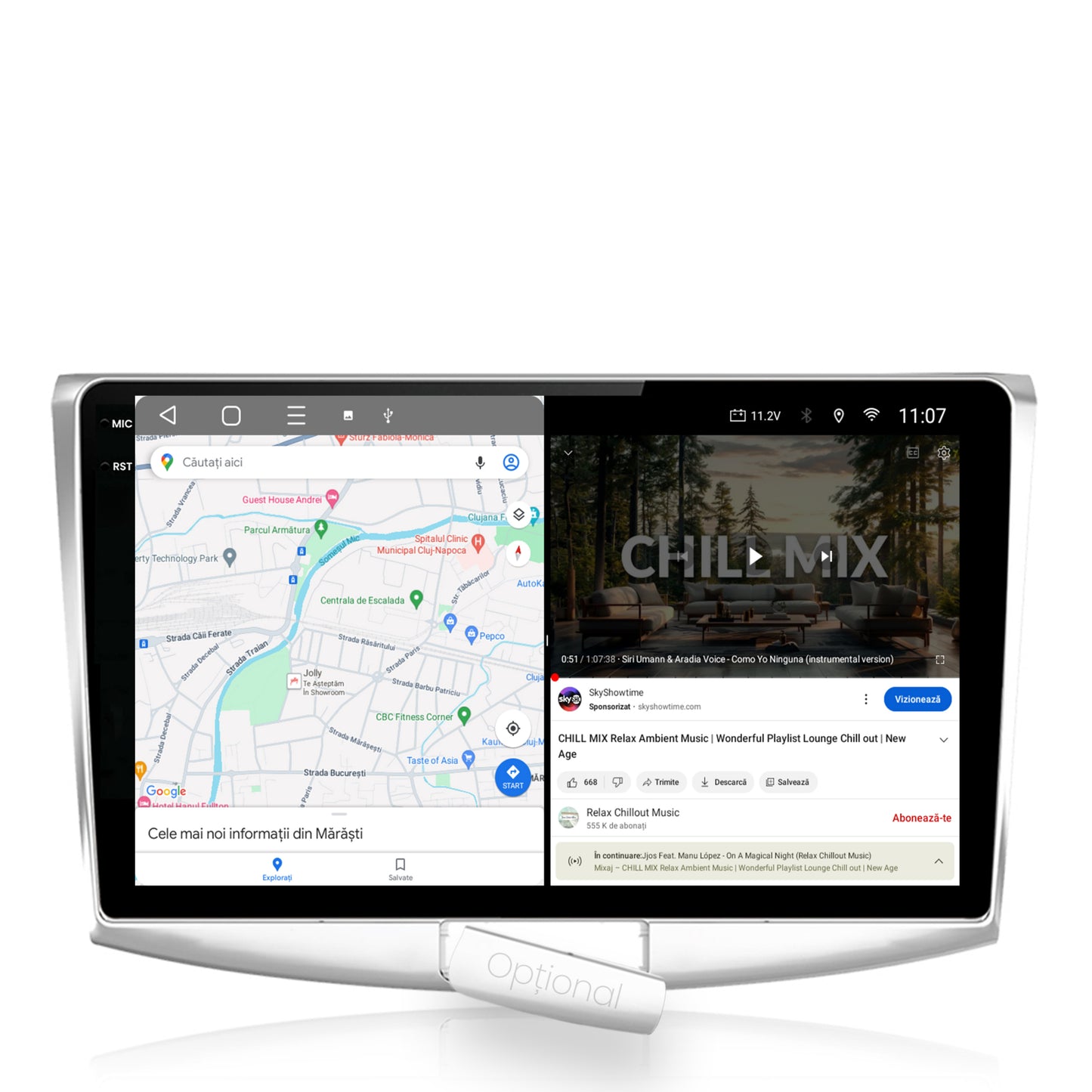 Navigatie 2K Volkswagen Passat B6 / B7 / CC, Android, S-Quadcore / 4GB RAM + 64GB ROM, 10.36 Inch - AD-BGS100042K+AD-BGRKIT025