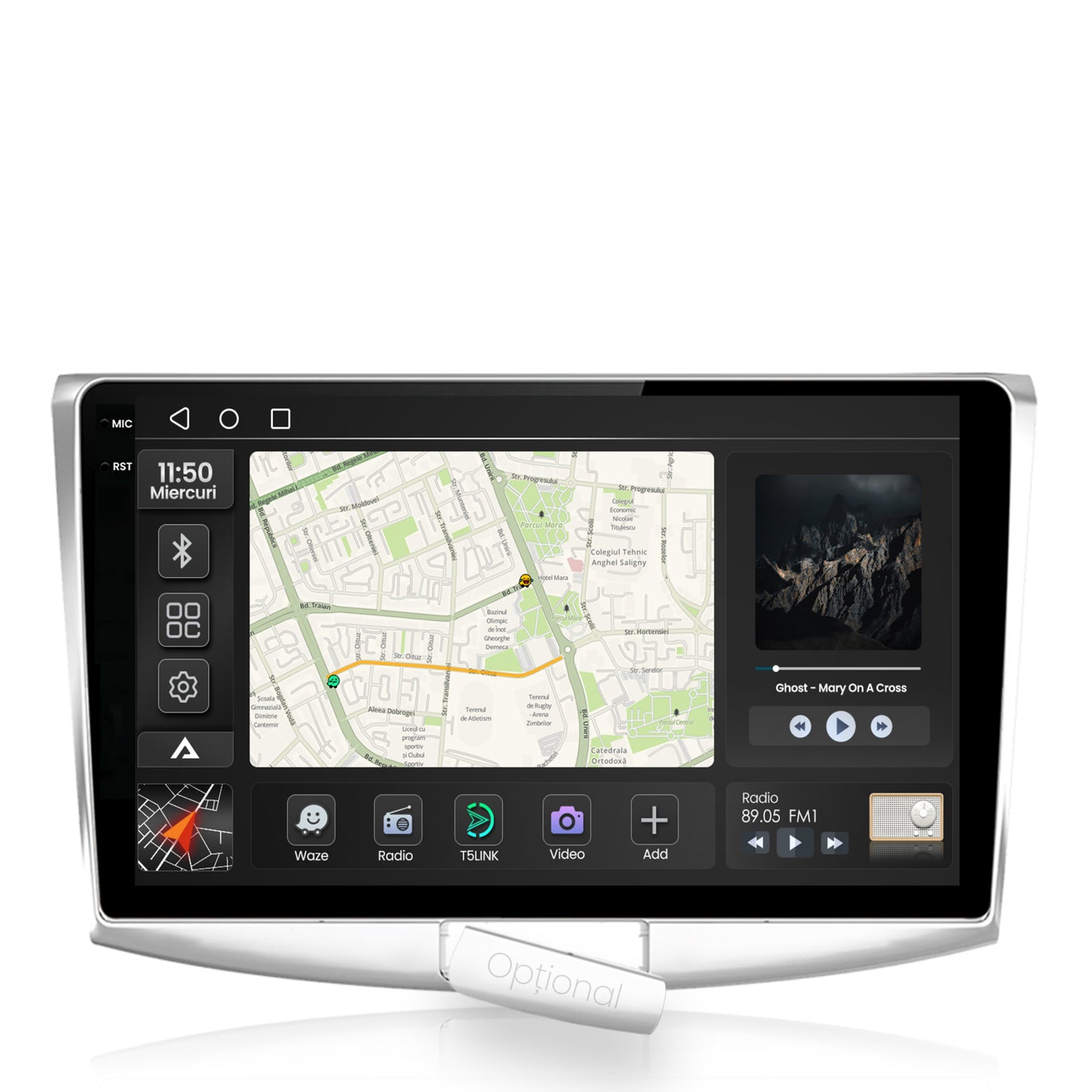 Navigatie 2K Volkswagen Passat B6 / B7 / CC, Android, S-Quadcore / 4GB RAM + 64GB ROM, 10.36 Inch - AD-BGS100042K+AD-BGRKIT025
