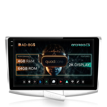 Navigatie 2K Volkswagen Passat B6 / B7 / CC, Android, S-Quadcore / 4GB RAM + 64GB ROM, 10.36 Inch - AD-BGS100042K+AD-BGRKIT025